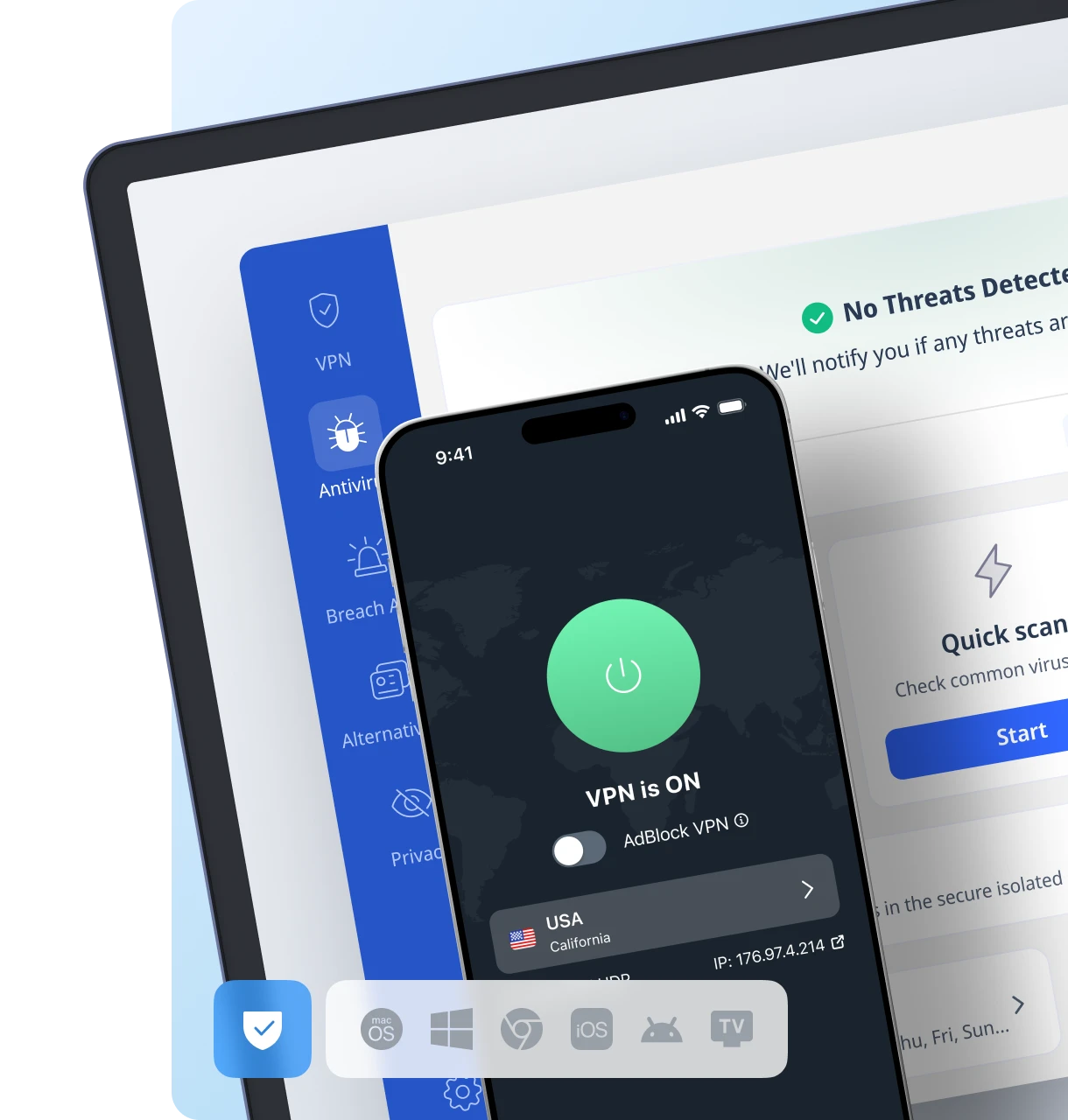 Online security starts with a trusted VPN service